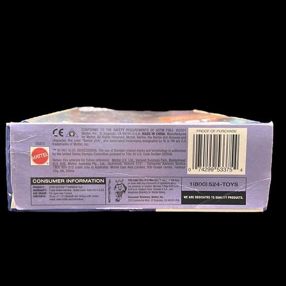 Barbie Doll Star Skater Special Edition Olympic Winter Games 2002 Vintage - Picture 9 of 13